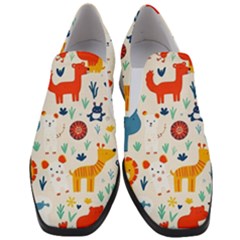 Pet Animal 03 Women Slip On Heel Loafers