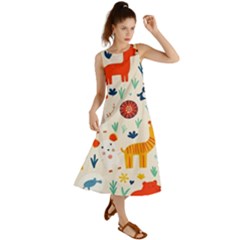 Pet Animal 03 Summer Maxi Dress