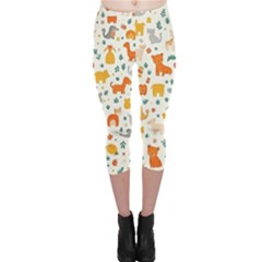 Pet Animal 04 Capri Leggings 