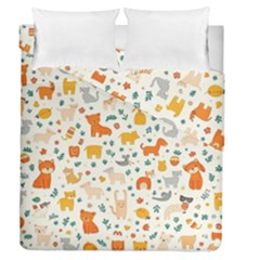 Pet Animal 04 Duvet Cover Double Side (queen Size)