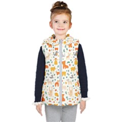 Pet Animal 04 Kids  Hooded Puffer Vest