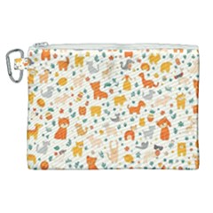 Pet Animal 04 Canvas Cosmetic Bag (xl)