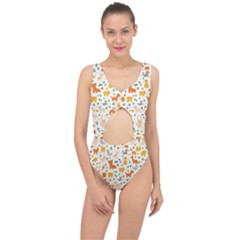 Pet Animal 04 Center Cut Out Swimsuit