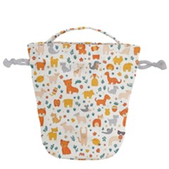 Pet Animal 04 Drawstring Bucket Bag