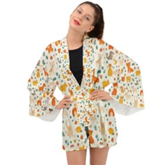 Pet Animal 04 Long Sleeve Kimono by myclothy