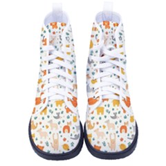 Pet Animal 04 Women s High-top Canvas Sneakers