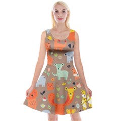 Pet Animal 05 Reversible Velvet Sleeveless Dress