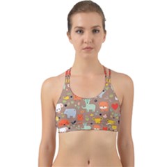 Pet Animal 05 Back Web Sports Bra