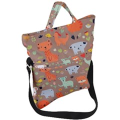 Pet Animal 05 Fold Over Handle Tote Bag