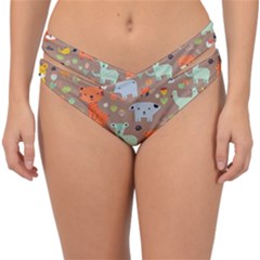 Pet Animal 05 Double Strap Halter Bikini Bottoms