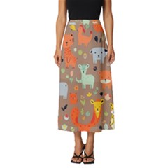 Pet Animal 05 Classic Midi Chiffon Skirt