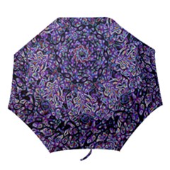 Neon Symphony Design Folding Umbrellas by dflcprintsclothing