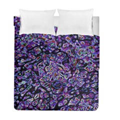 Neon Symphony Design Duvet Cover Double Side (full/ Double Size) by dflcprintsclothing