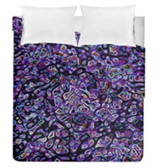 Neon Symphony Design Duvet Cover Double Side (queen Size)