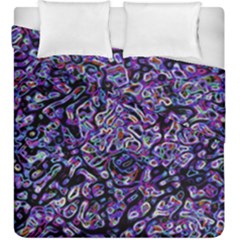 Neon Symphony Design Duvet Cover Double Side (king Size) by dflcprintsclothing