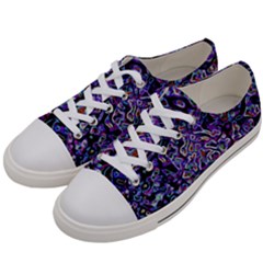 Neon Symphony Design Men s Low Top Canvas Sneakers by dflcprintsclothing