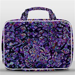 Neon Symphony Design Travel Toiletry Bag With Hanging Hook by dflcprintsclothing