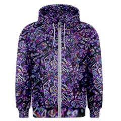 Neon Symphony Design Men s Zipper Hoodie by dflcprintsclothing