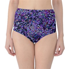 Neon Symphony Design Classic High-waist Bikini Bottoms