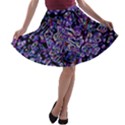 Neon Symphony Design A-line Skater Skirt View1