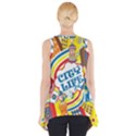 Colorful City Life Horizontal Seamless Pattern Urban City Side Drop Tank Tunic View2