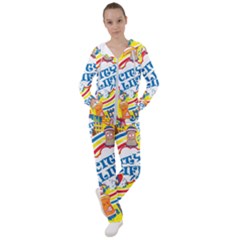 Colorful City Life Horizontal Seamless Pattern Urban City Women s Tracksuit