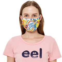 Colorful City Life Horizontal Seamless Pattern Urban City Cloth Face Mask (adult)