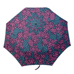 Summer Pineapples Folding Umbrellas