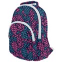 Summer Pineapples Rounded Multi Pocket Backpack View1