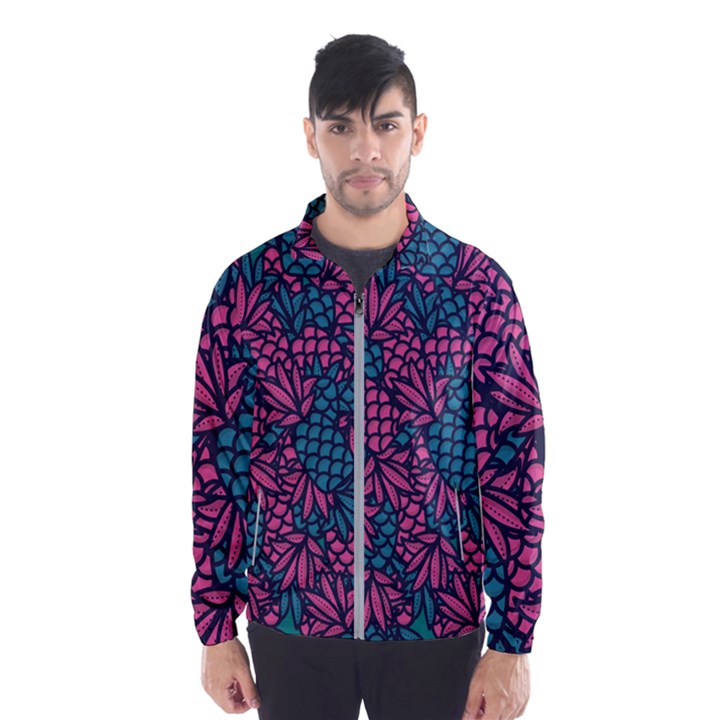 Summer Pineapples Men s Windbreaker