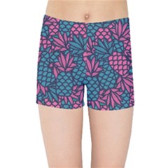 Summer Pineapples Kids  Sports Shorts