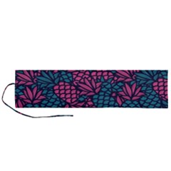 Summer Pineapples Roll Up Canvas Pencil Holder (l)