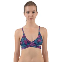 Summer Pineapples Wrap Around Bikini Top