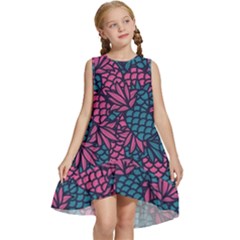 Summer Pineapples Kids  Frill Swing Dress