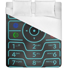 Retro Mobile Device Output Device Duvet Cover (california King Size)