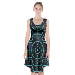 Retro Mobile Device Output Device Racerback Midi Dress