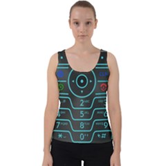 Retro Mobile Device Output Device Velvet Tank Top