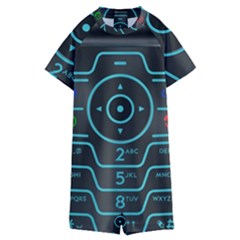 Retro Mobile Device Output Device Kids  Boyleg Half Suit Swimwear