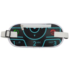 Retro Mobile Device Output Device Rounded Waist Pouch