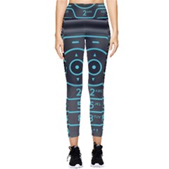 Retro Mobile Device Output Device Pocket Leggings 