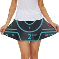 Retro Mobile Device Output Device Women s Skort