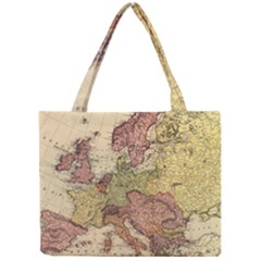 Retro Old Vintage Map Of Europe Mini Tote Bag