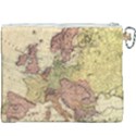 Retro Old Vintage Map Of Europe Canvas Cosmetic Bag (XXXL) View2