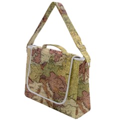 Retro Old Vintage Map Of Europe Box Up Messenger Bag