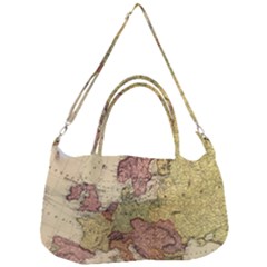 Retro Old Vintage Map Of Europe Removable Strap Handbag