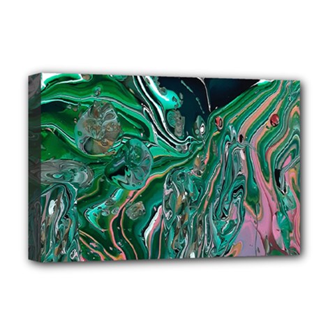 Malachite  Deluxe Canvas 18  X 12  (stretched)