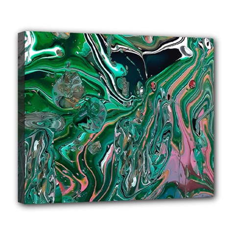 Malachite  Deluxe Canvas 24  X 20  (stretched)