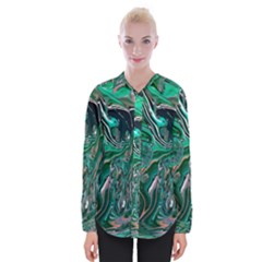 Malachite  Womens Long Sleeve Shirt