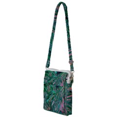 Malachite  Multi Function Travel Bag by kaleidomarblingart