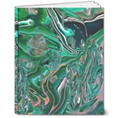 Malachite  8  X 10  Hardcover Notebook